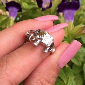 Sterling Silver Elephant Ring
